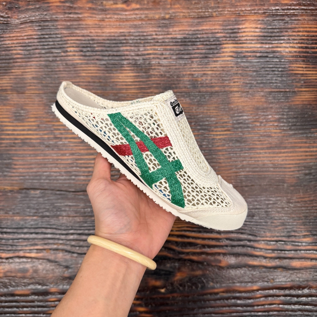 CS4494 - ONITSUKA TIGER MEXICO 66 SABOT GREEN LN FB - 36