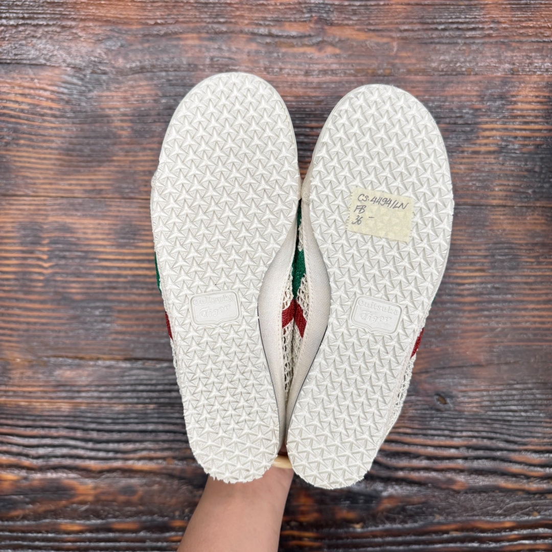 CS4494 - ONITSUKA TIGER MEXICO 66 SABOT GREEN LN FB - 36
