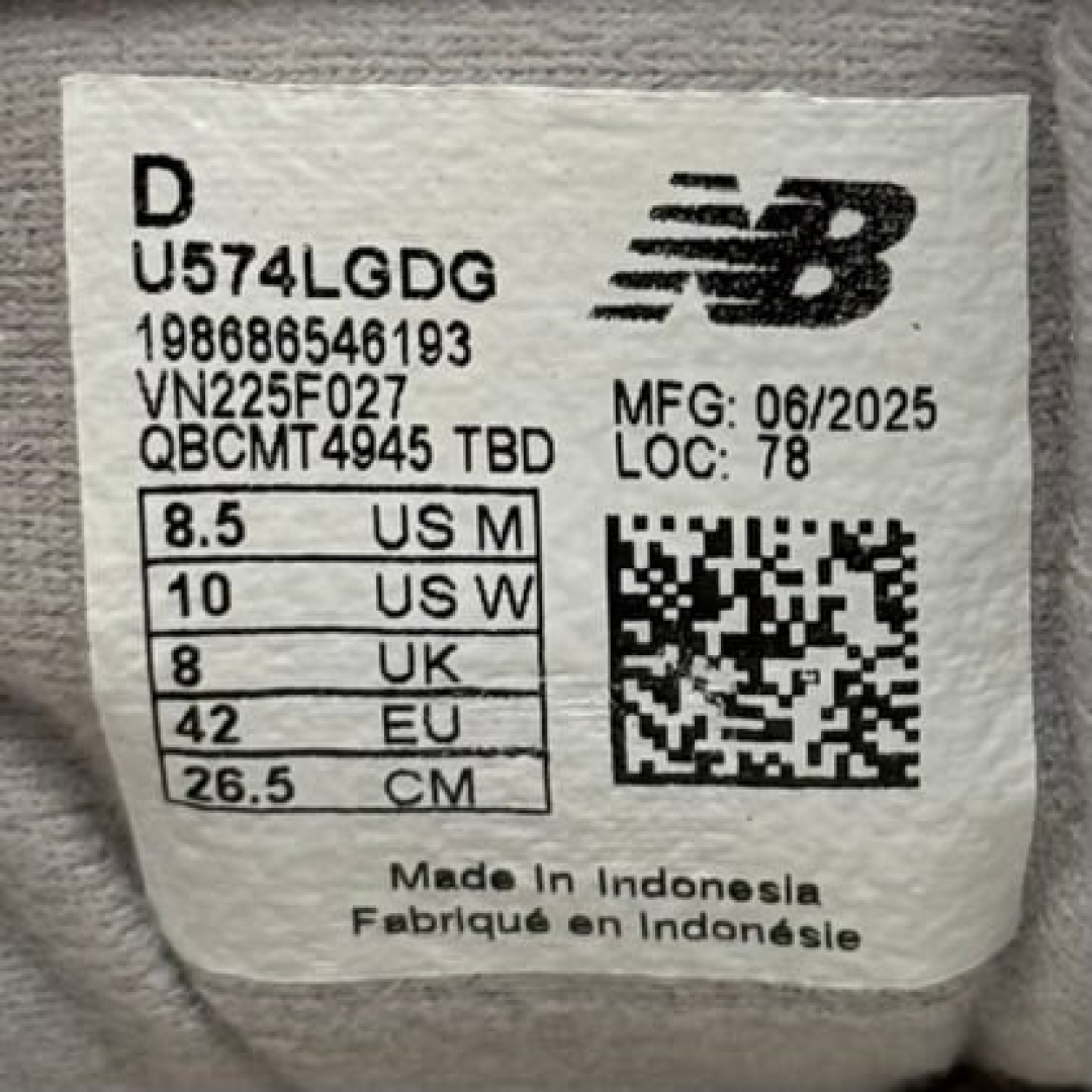 U574LGDG NEWBALANCE 574 LEGACY GREY DS FB - 42
