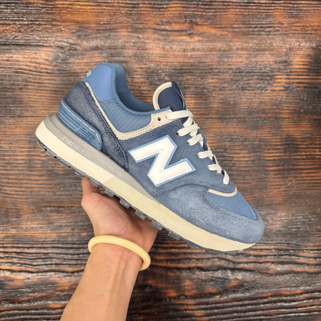 U574LGDI NEWBALANCE 574 BLUE WHITE DS FB