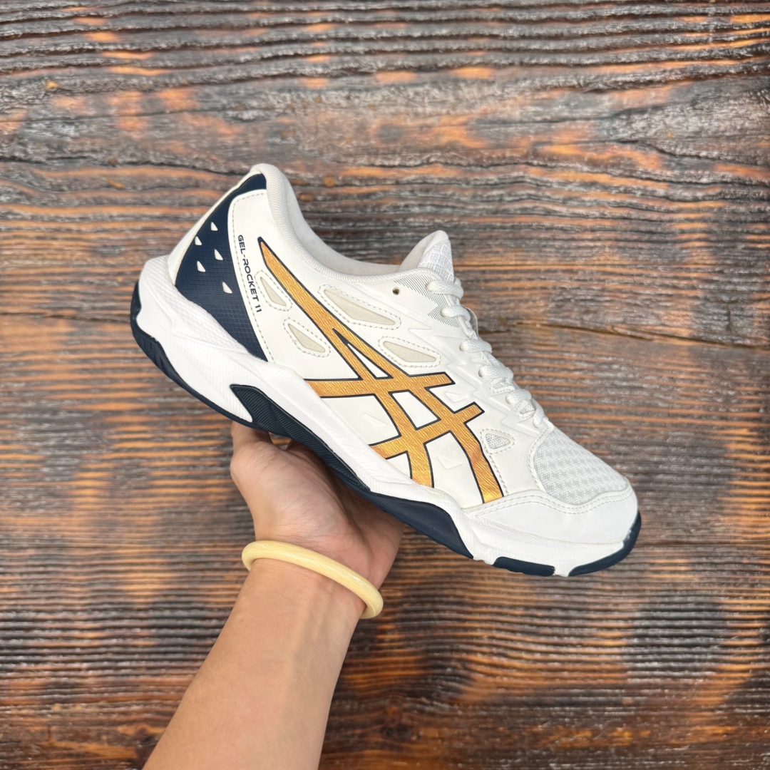 CS4737 - ASICS GEL ROCKET 11 WHITE BLUE - 40,5