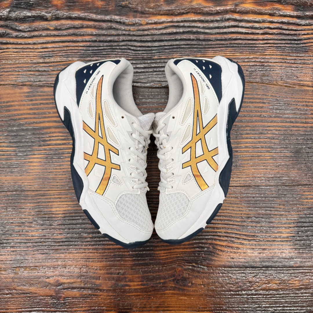 CS4737 - ASICS GEL ROCKET 11 WHITE BLUE - 40,5