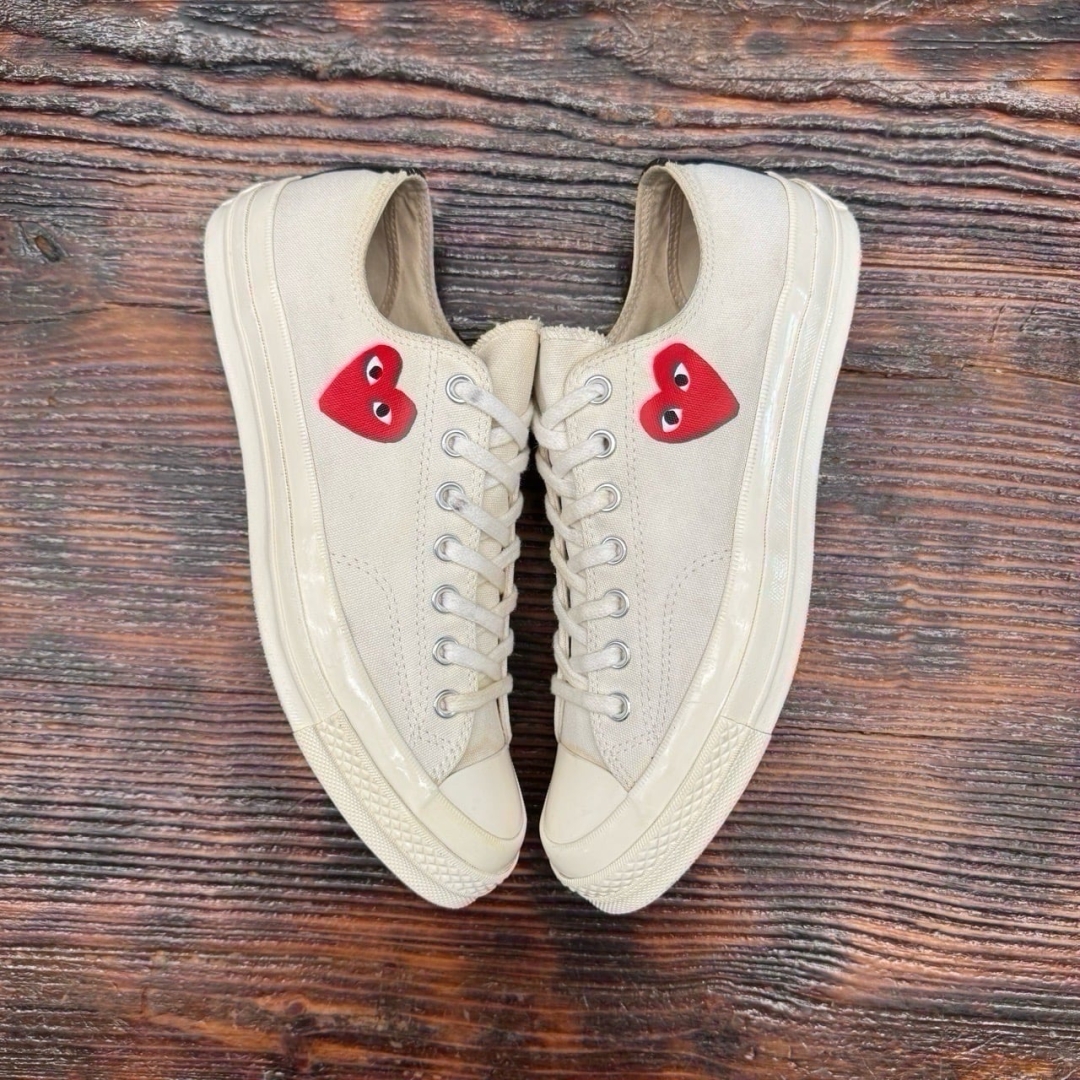 CV454 - CONVERSE LOW WHITE CDG - 44