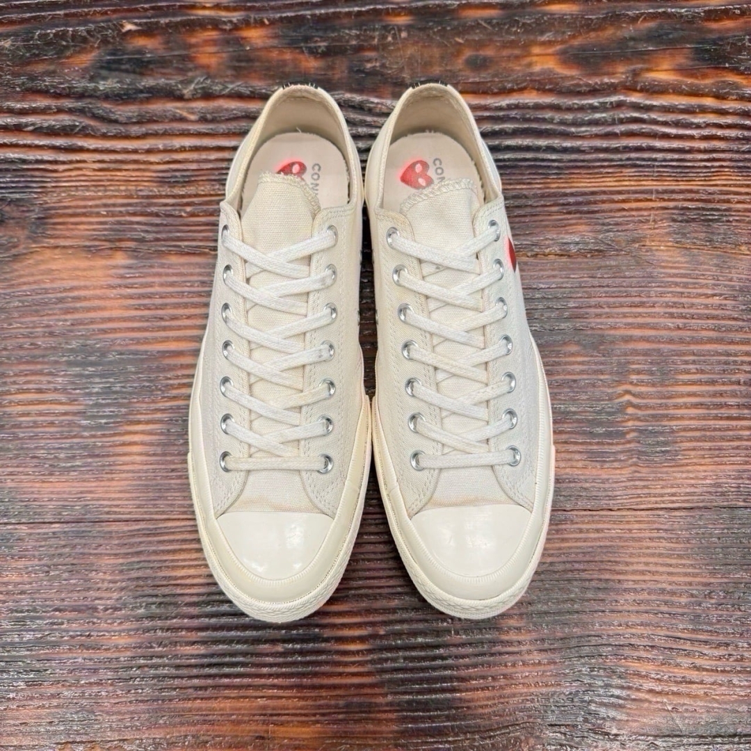 CV454 - CONVERSE LOW WHITE CDG - 44