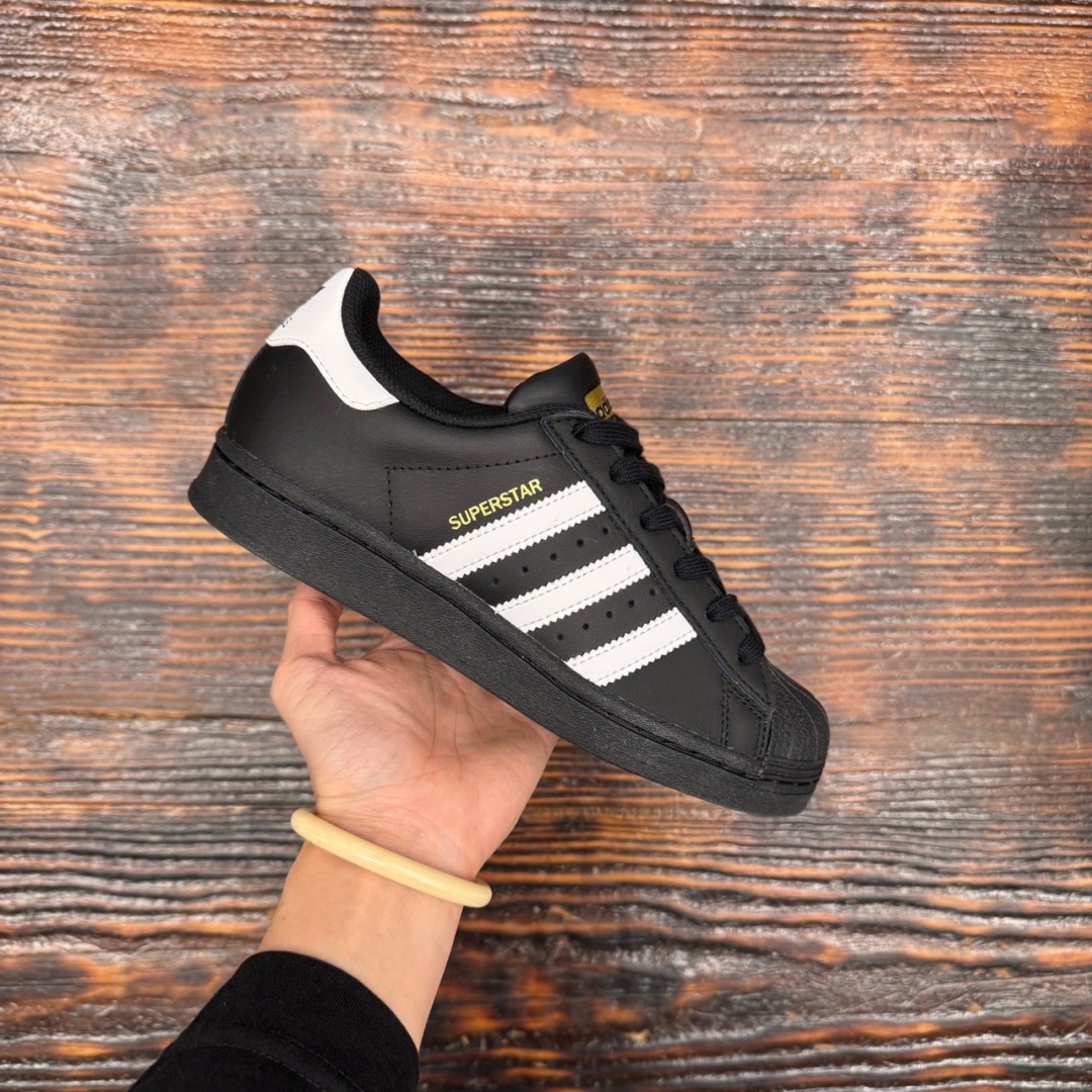 CS4739 - ADIDAS SUPERSTAR ALL BLACK DS FB - 36