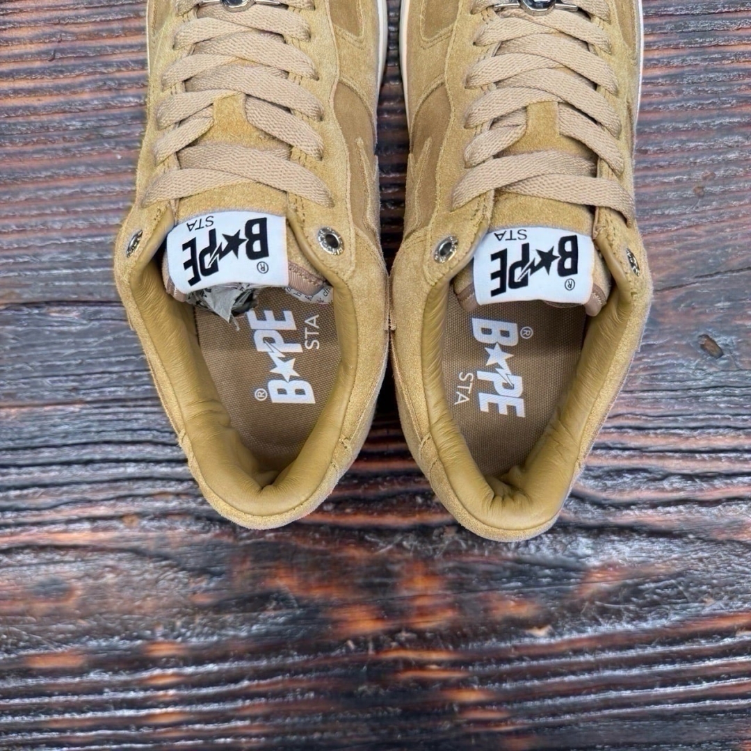 CS4745 - BAPE STA SUADE YELLOW DS FB - 7