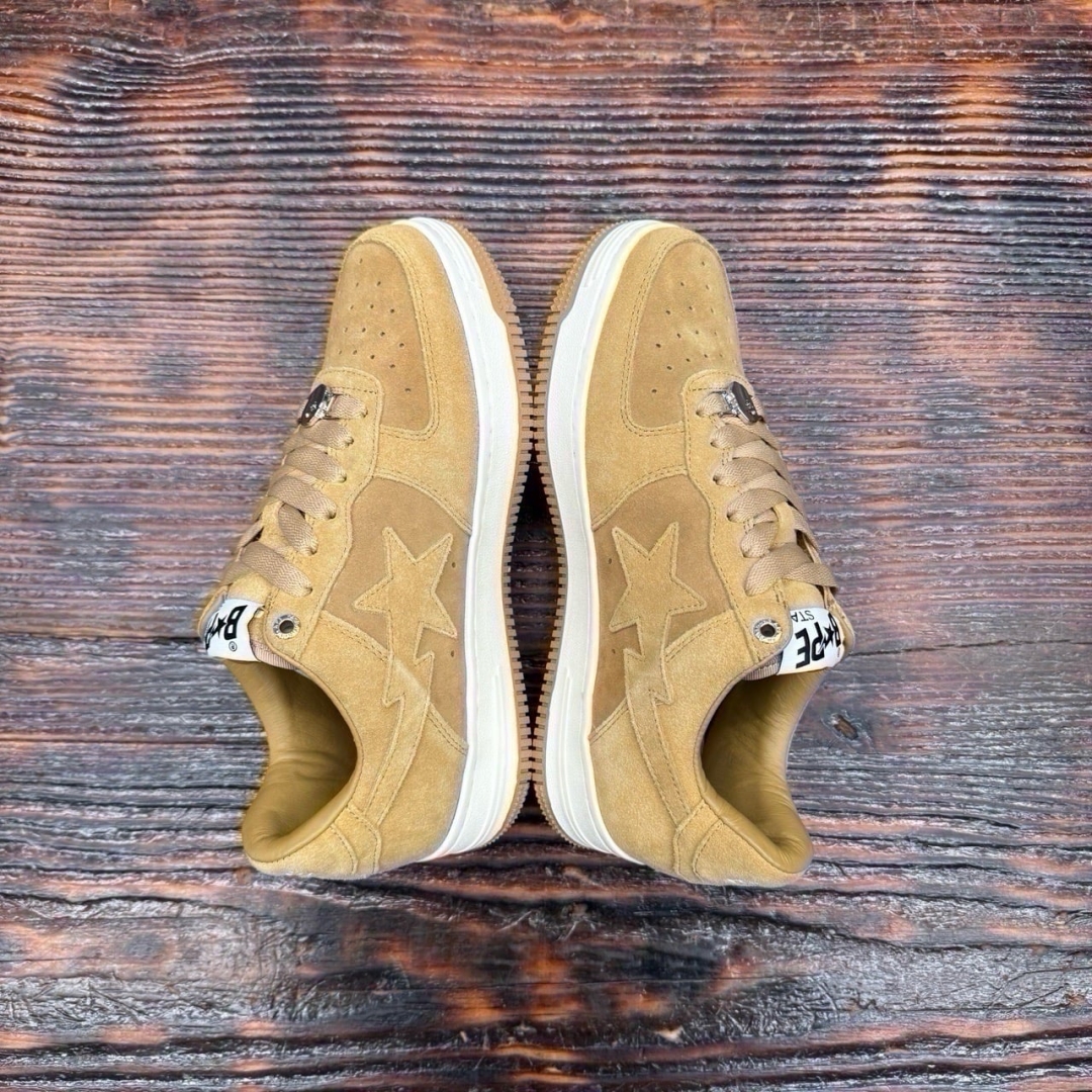 CS4745 - BAPE STA SUADE YELLOW DS FB - 7