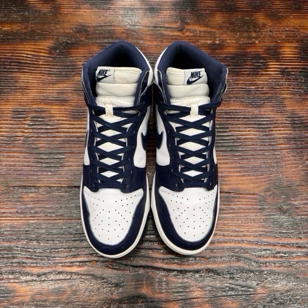 DU510 - DUNK HIGH WHITE NAVY - 42,5