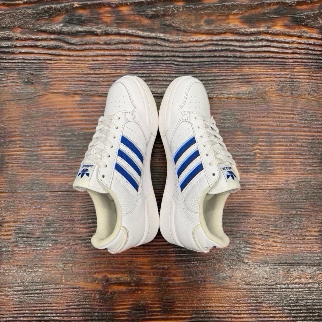 CS4757 - ADIDAS CONTINENTAL 80 STRIPES WHITE BLUE DS FB