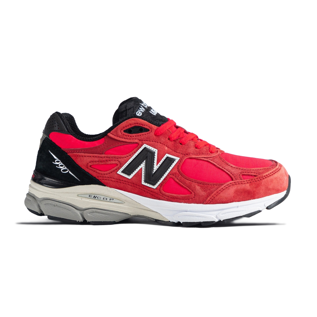 New Balance 990v3 Made In USA Red Suede - M990PL3