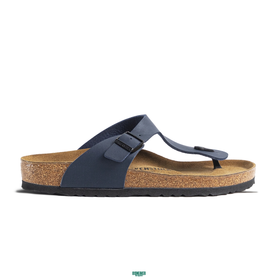 Dép Birkenstock Gizeh Birko Flor ‘Navy’ 0143621