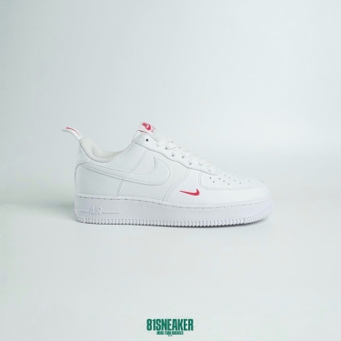 AF1 LOW WHITE UNIVERSITY RED DS