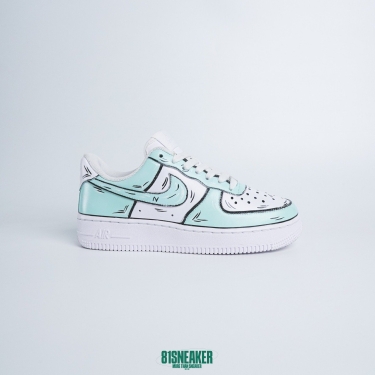 af2664 - AF1 Low White Custom - 37.5