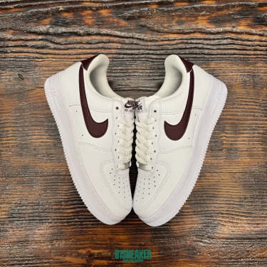 FJ4146112 AF1 LOW WHITE BURGUNDY DS